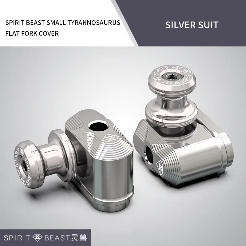 silver and Screw Spirit Beast CNC алюминиевая гайка для мотоцикла аксессуары для мотоцикла поворотная рукоятка катушка маятник Рамка подставка для слайдеров - Цвет: silver and Screw