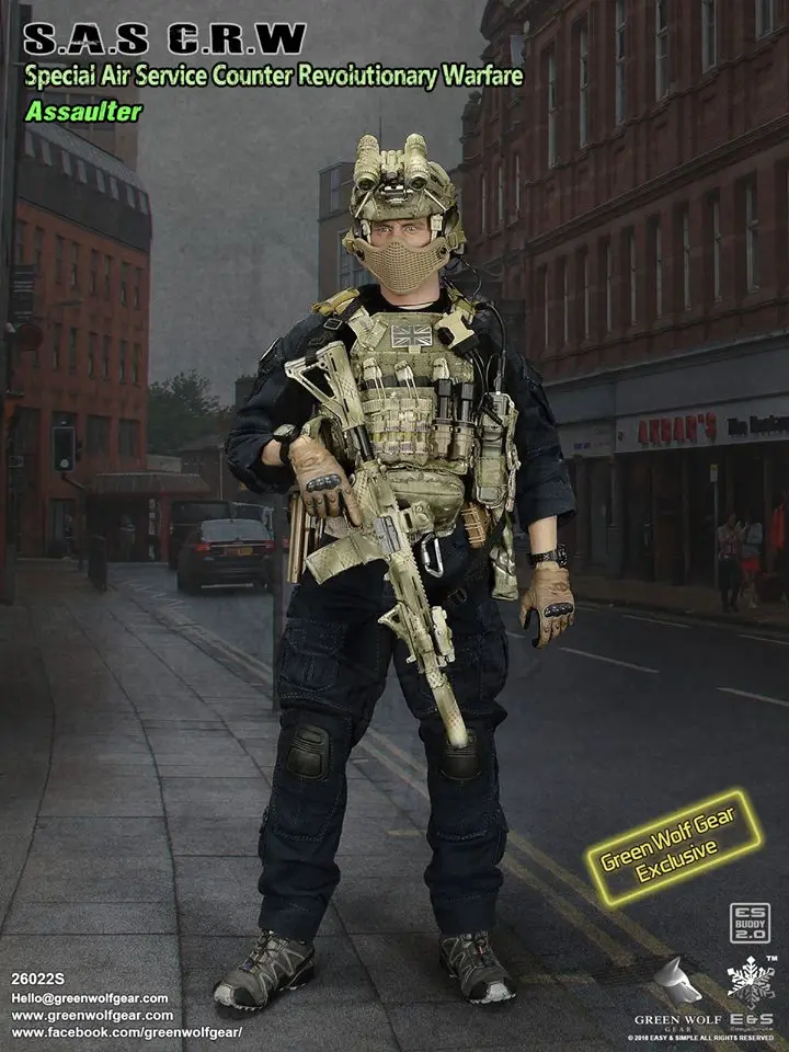Легко и просто 26022S ES GREEN WOLF SAS ограниченная версия фигурка для фанатов подарок на праздник