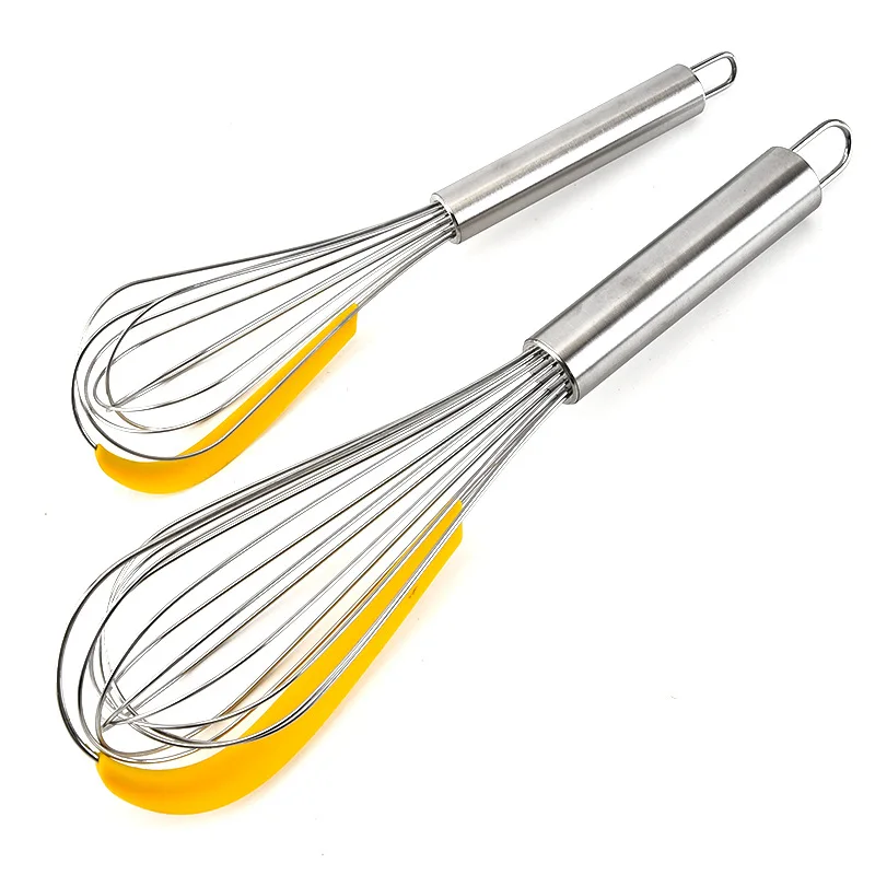 2 в 1 венчик из нержавеющей стали со скребком яичный Wisk ручной воздушный