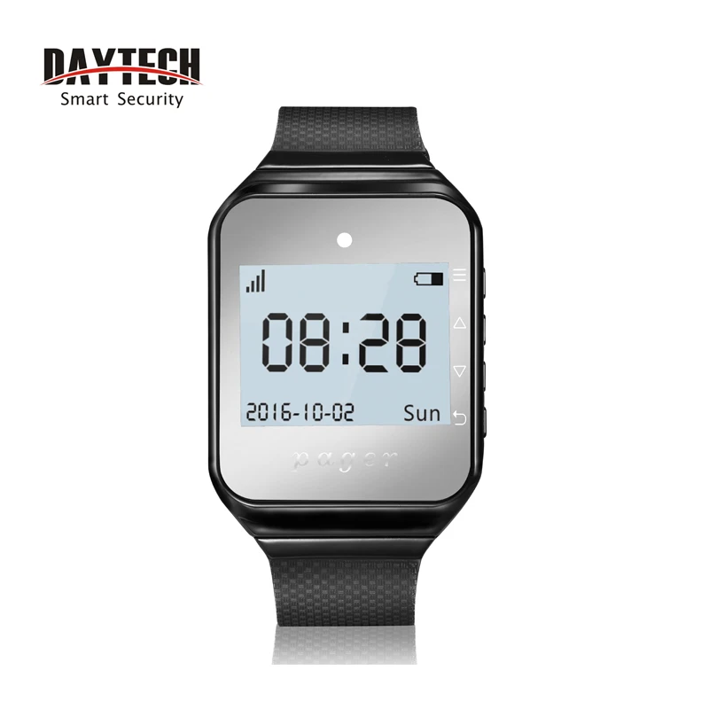 DAYTECH Беспроводной Coaster пейджер вызова Системы наручные часы приемника