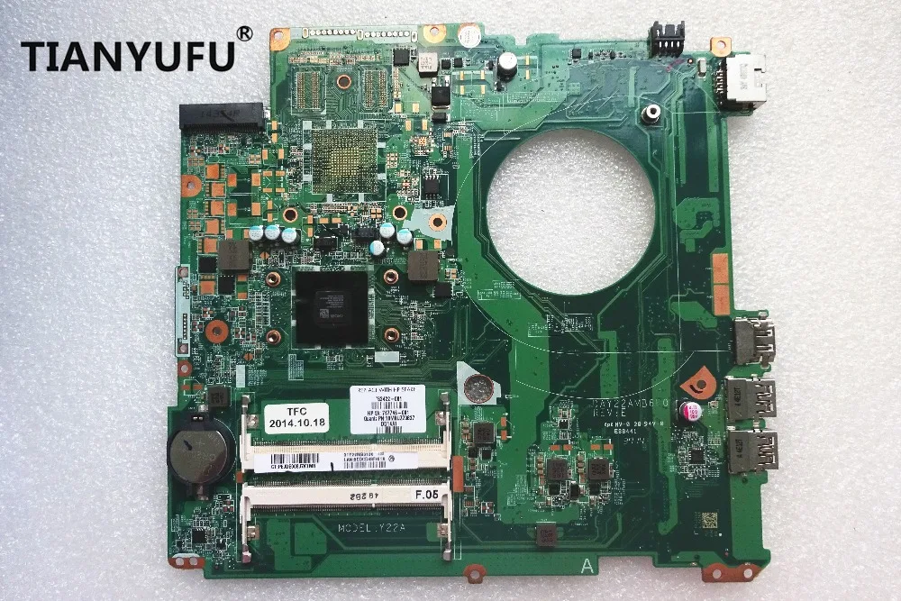 763422 501 001 для HP PAVILION 17Z F000 ноутбука Pavilion 17 F материнская плата DAY22AMB6E0 REV:E A8 6410