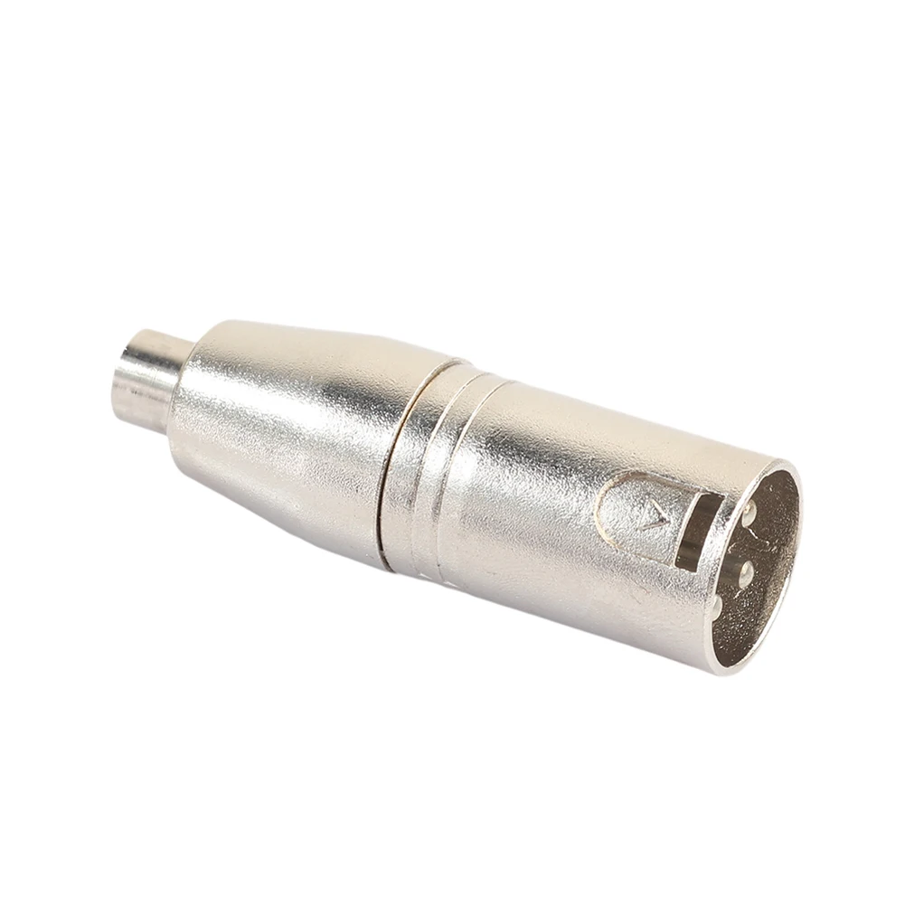 2 шт./лот металла XLR 3 контактный разъем для гнездовой RCA аудио адаптера Hi Fi