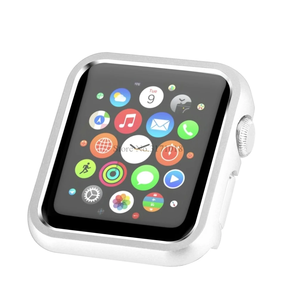 Для наручных часов iWatch, для детей 4, 5, чехол Алюминий металлический каркас сплава Защитная крышка чехол идеально подходит для Apple Watch серии 1 2 3 38 мм 42 мм 40 мм 44 мм