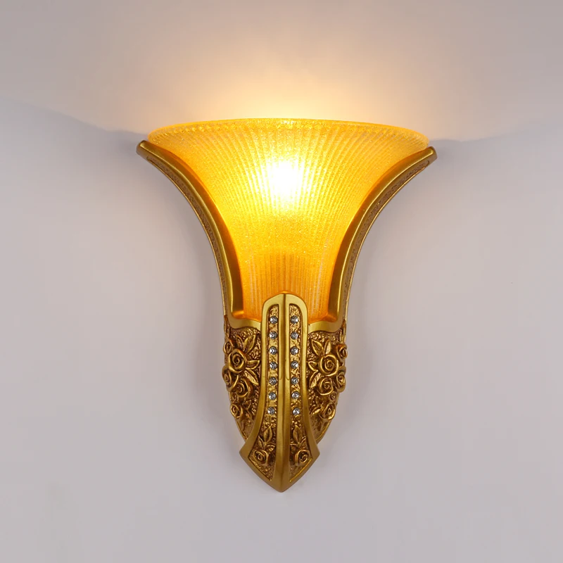 Настенный светильник в европейском стиле для гостиной прикроватная лампа