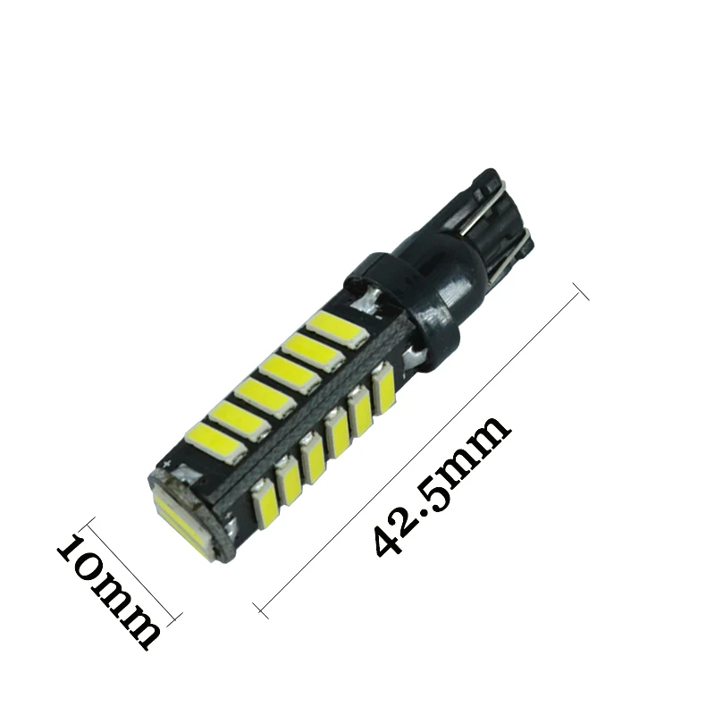100 шт. Супер яркий T10 20 SMD 7020 светодиодный холодный белый 7014 W5W 194 168 автомобильный