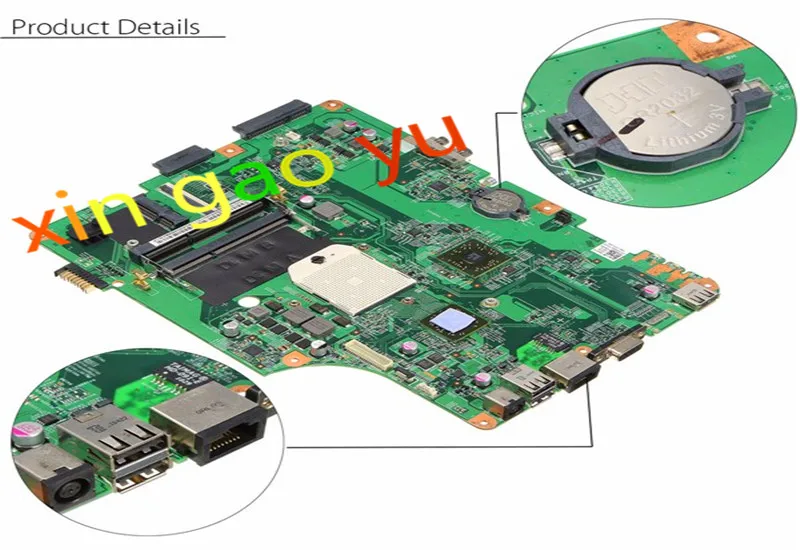 Материнская плата для ноутбука Dell Inspiron M5030 материнская 3pddv CN 03PDDV DDR3|ddr3