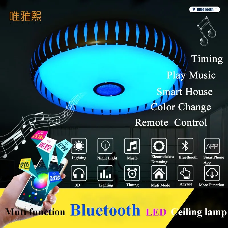 Bluetooth светодиодные потолочные светильники для Светодиодная лампа внутреннего
