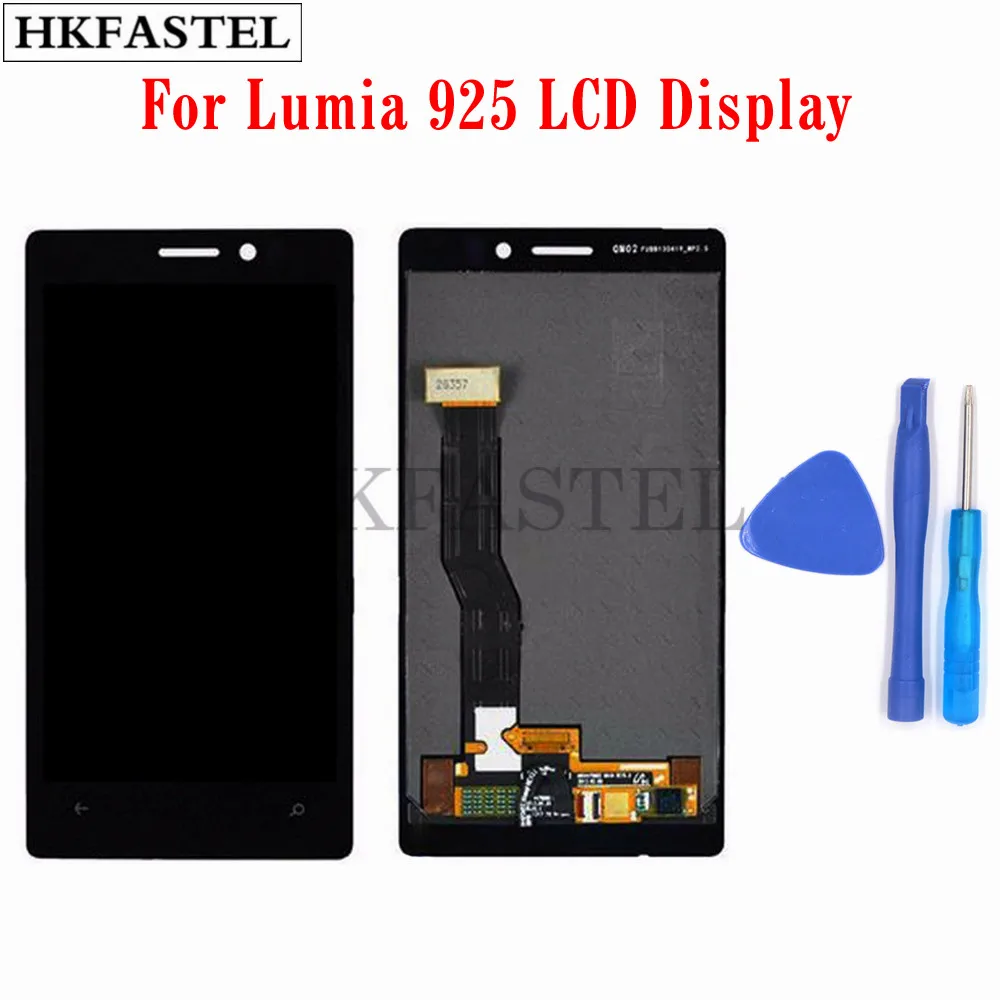 Оригинальный ЖК-экран hkfatel для Nokia Lumia 925 ЖК-дигитайзер сенсорный экран + рамка