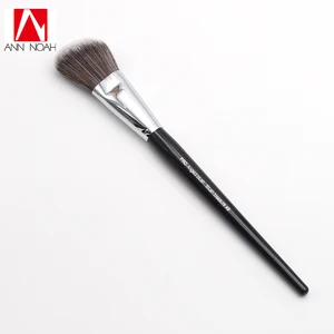 Профессиональная черная длинная деревянная ручка густые волнистые синтетические волосы 49 Pro угловая кисть для румян