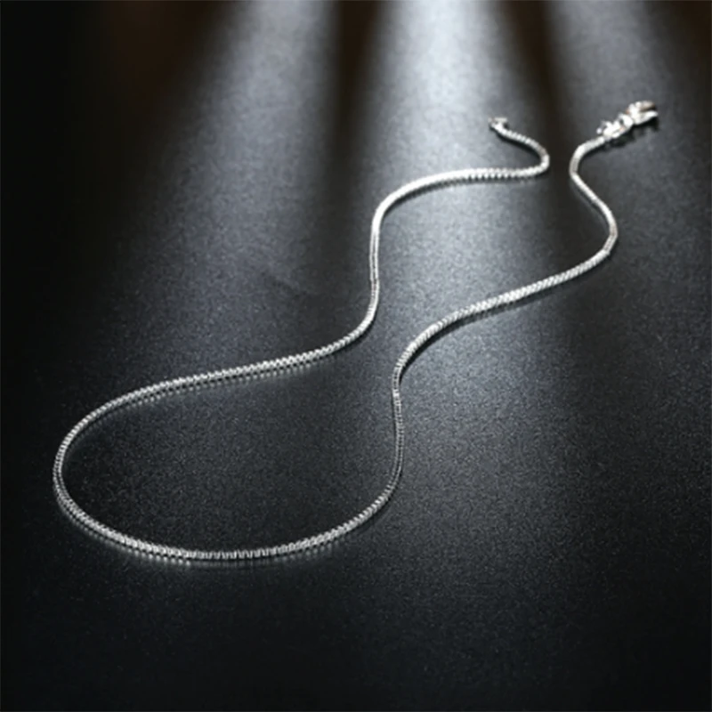 925 Серебряное ожерелье модные ювелирные изделия оптовая продажа серебряные 1 4 мм