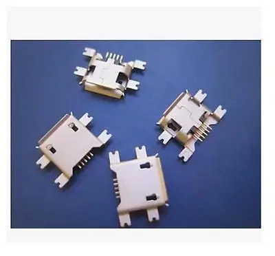 10 шт. микро USB Тип B гнездо 5Pin 4 ноги SMT SMD пайки контор|usb mini connector|connector fuseusb connector standard