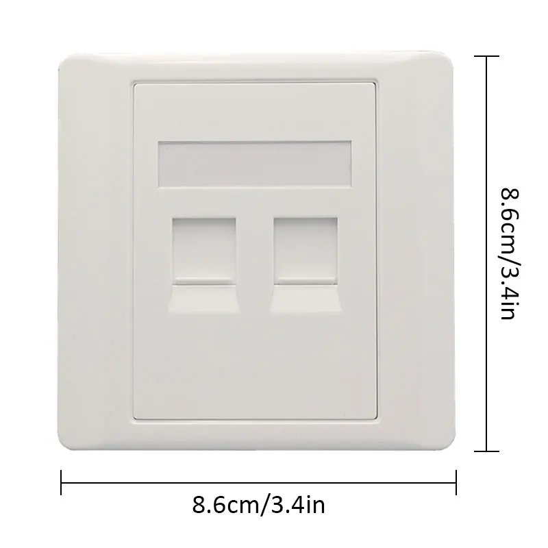 86 Тип сети CAT6 RJ45 розетка для стены с CAT3 RJ11 Телефонная настенная пластина розетка Keystone Лицевая панель для дома