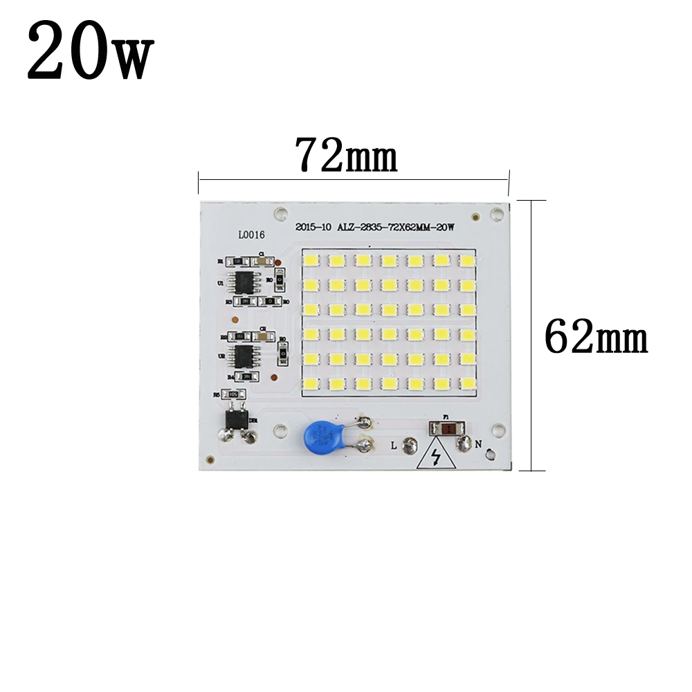 Светодиодный источник питания Smart IC SMD Диодная лампа для наружного прожектора