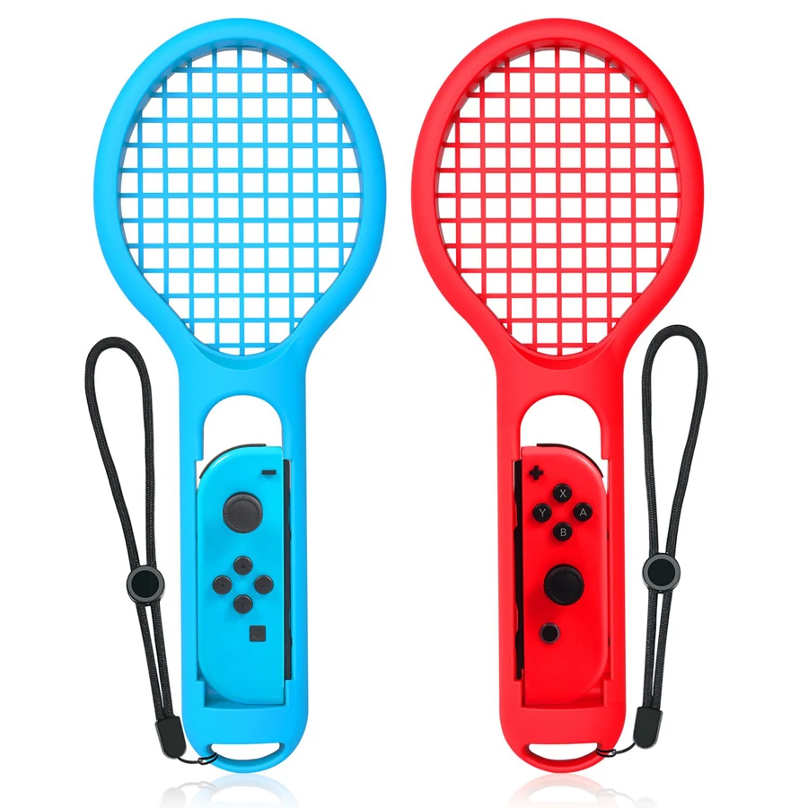 10 игровых аксессуаров для Nintendo Switch гоночное колесо + 2 рукоятки ракетки тенниса 4