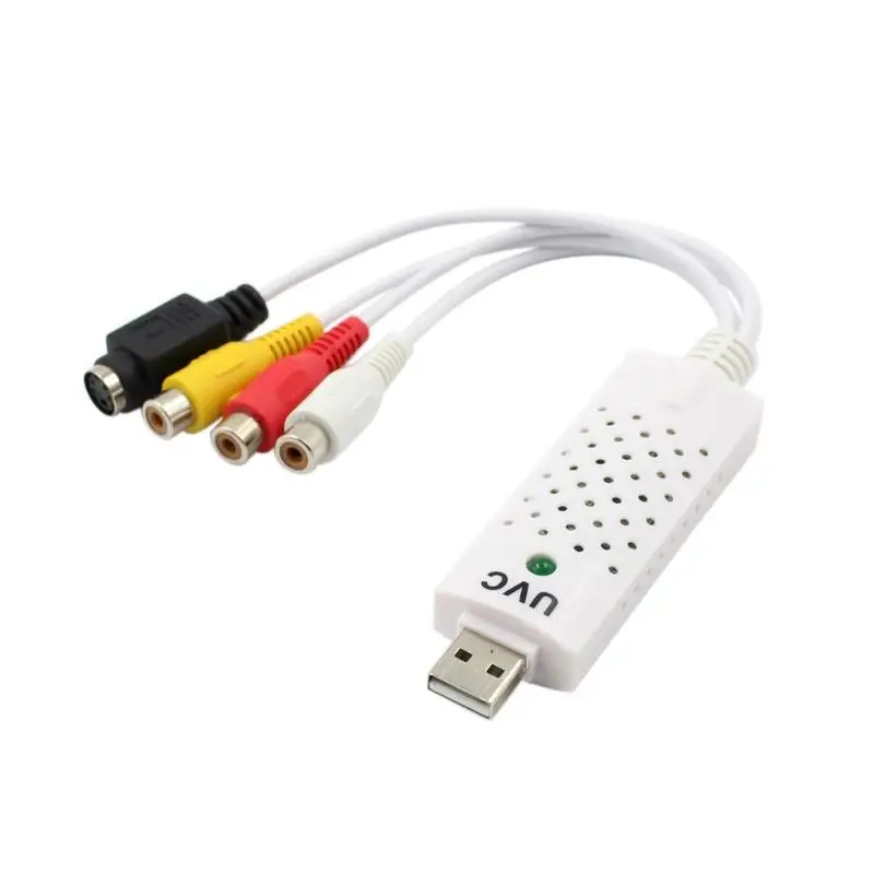 Портативный USB 2,0 адаптер для видеозахвата кабель для карты захвата поддержка Easycap/всех форматов DVD+/-R/RW, DVD+/-VR и DVD-Video