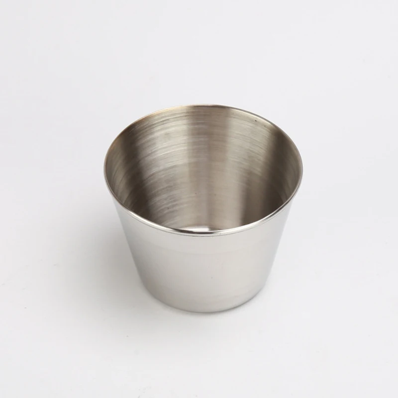 45ml Drinking Glass Stainless Steel Shot Glasses Cups Wine Beer Whiskey Mugs Outdoor Travel Cup | Дом и сад