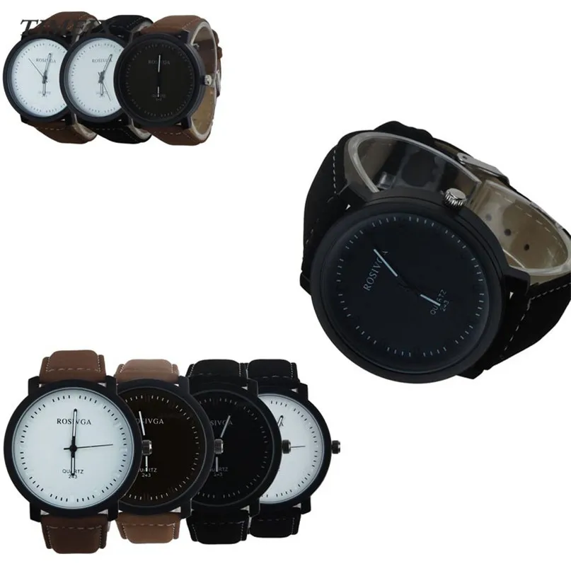 Повседневное Для мужчин часы Новинка 2017 года Дизайн скраб лесных ремень прилив