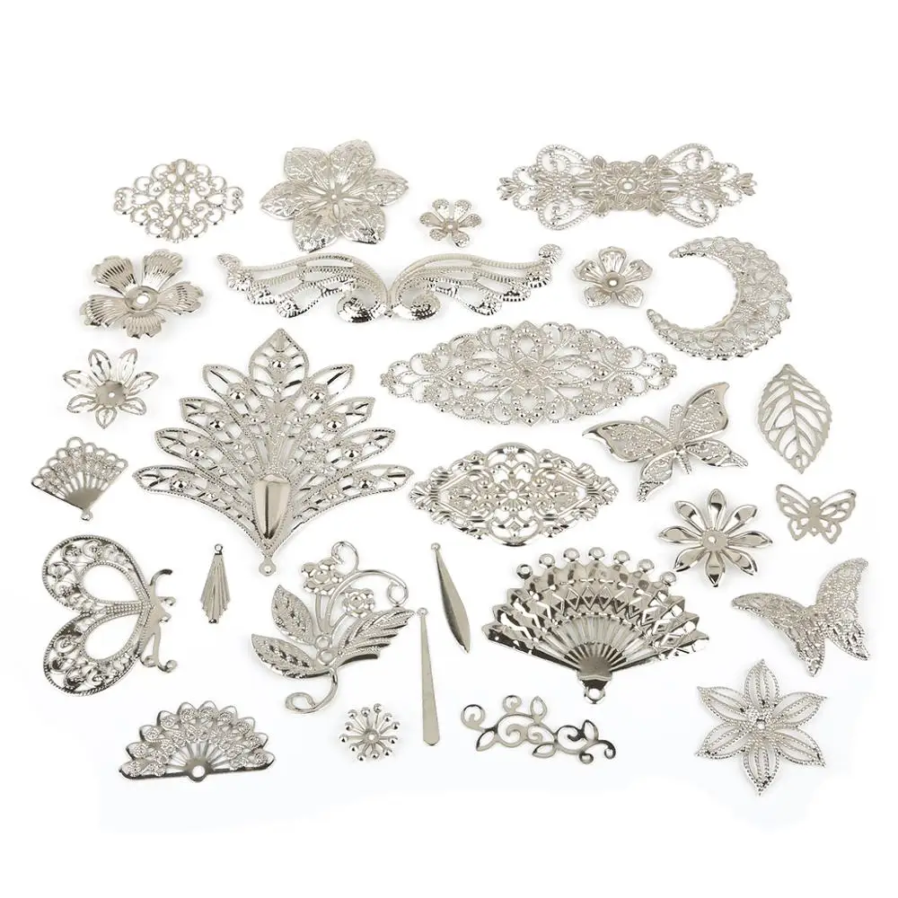 10 шт. золото/родиево-подвеска ввиде бронзового ремесла разъемы металлическая