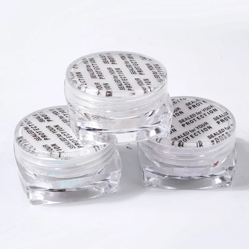 1 коробка Алмазная жемчужина Русалка порошок 2 г Сияющий белый лак для ногтей