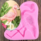 Силиконовая форма 3D фламинго для детских инструменты для украшения тортов из мастики на день рождения сделай сам для выпечки печенья, конфет, глины, шоколада, формы для мастики