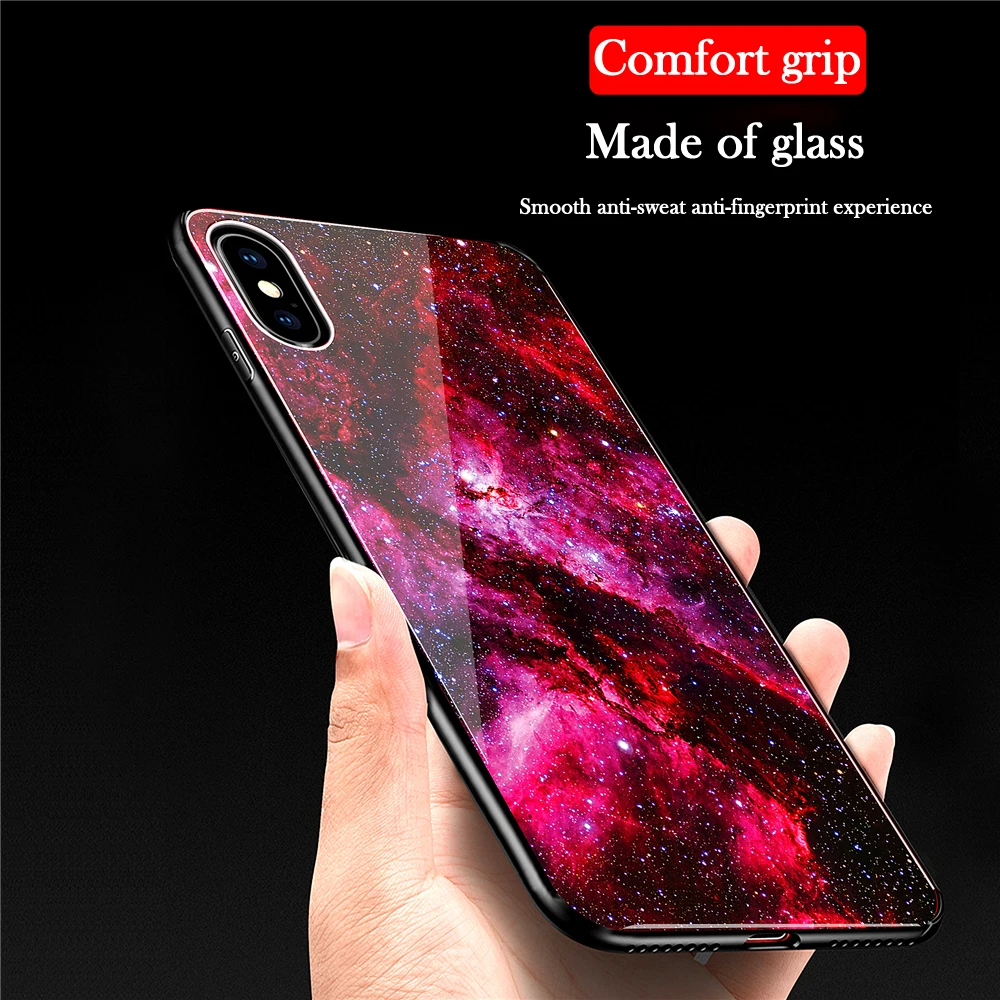 Телефоны Чехол для IPhone X 10 Дело Мягкие TPU + ультра тонкий прозрачный Стекло задняя