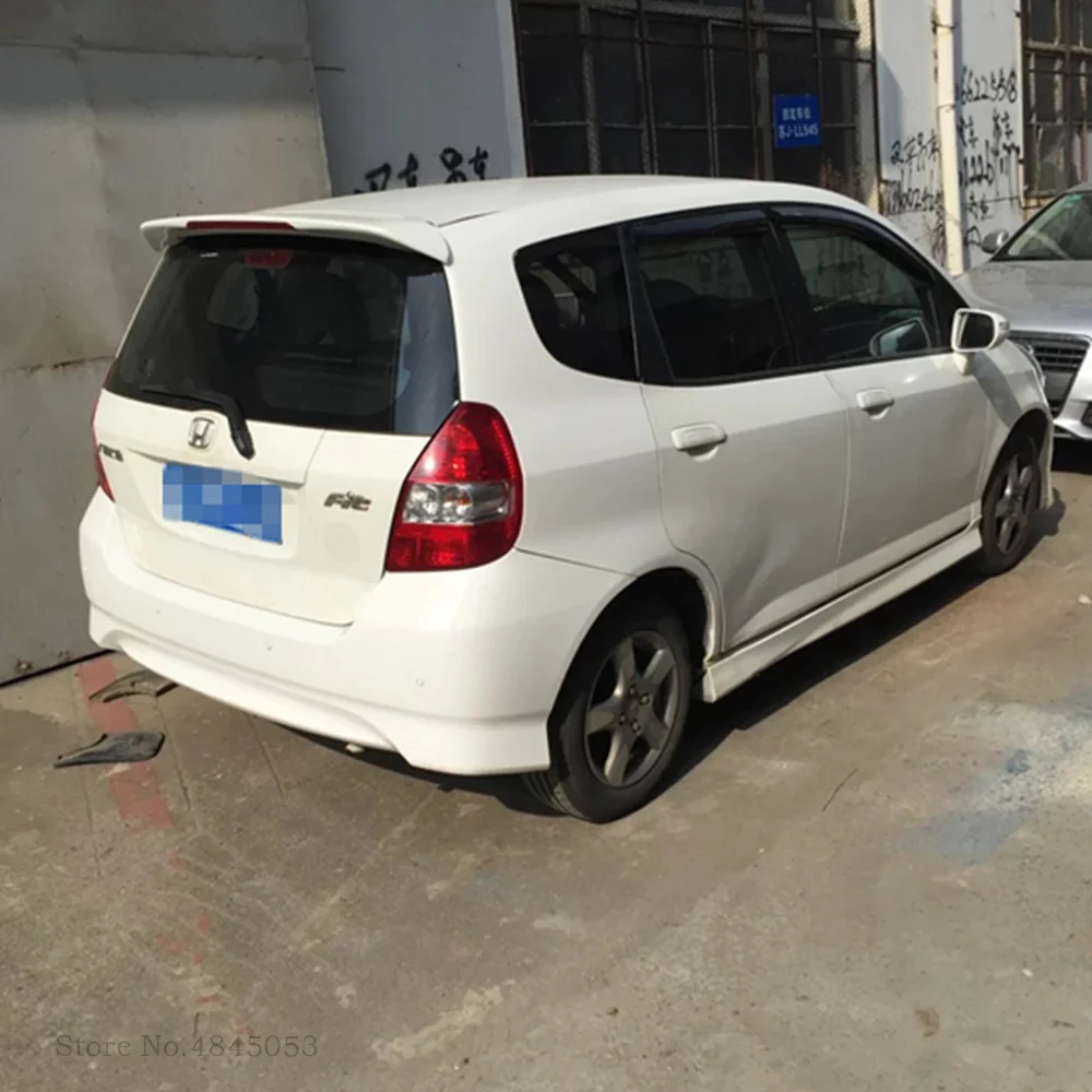 Спойлер для Honda Fit Jazz Black 2004 2005 2006 2007 высококачественный АБС-пластик праймер