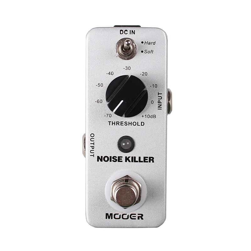 

MOOER Noise Killer Noise Reduction Effect Guitar Pedal 2 Working Modes Hard/Soft True bypass Dedign Pedal with Pedal Connector
