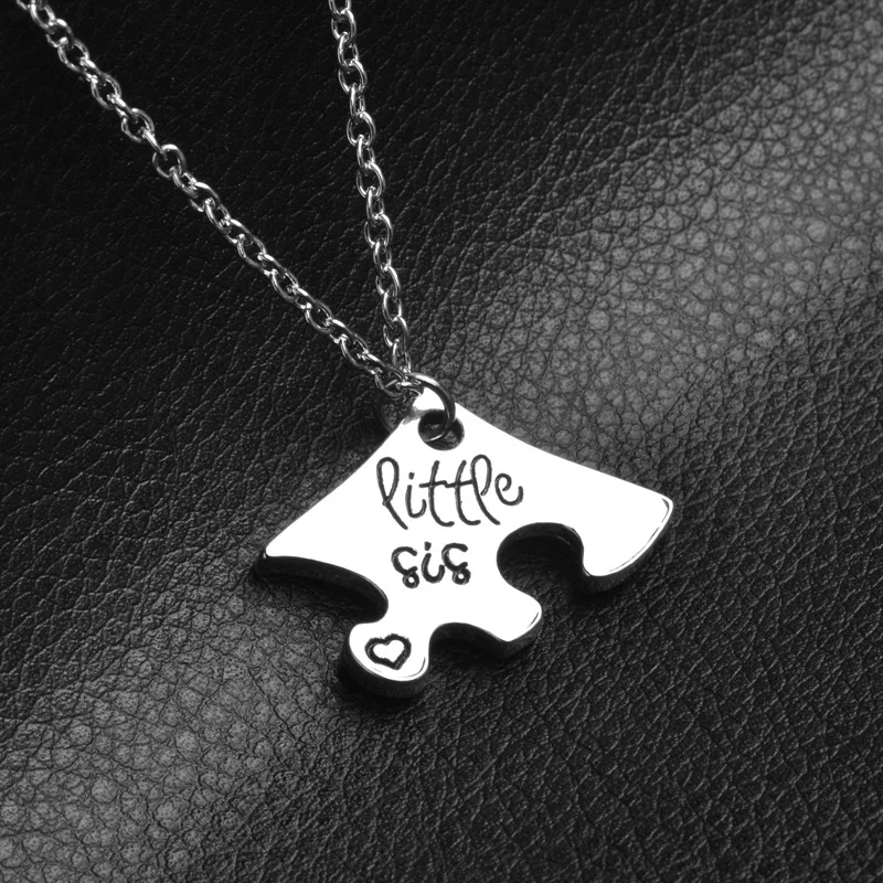 Маленький Средний Большой Сестра Головоломки Любовь Ожерелье | Украшения и