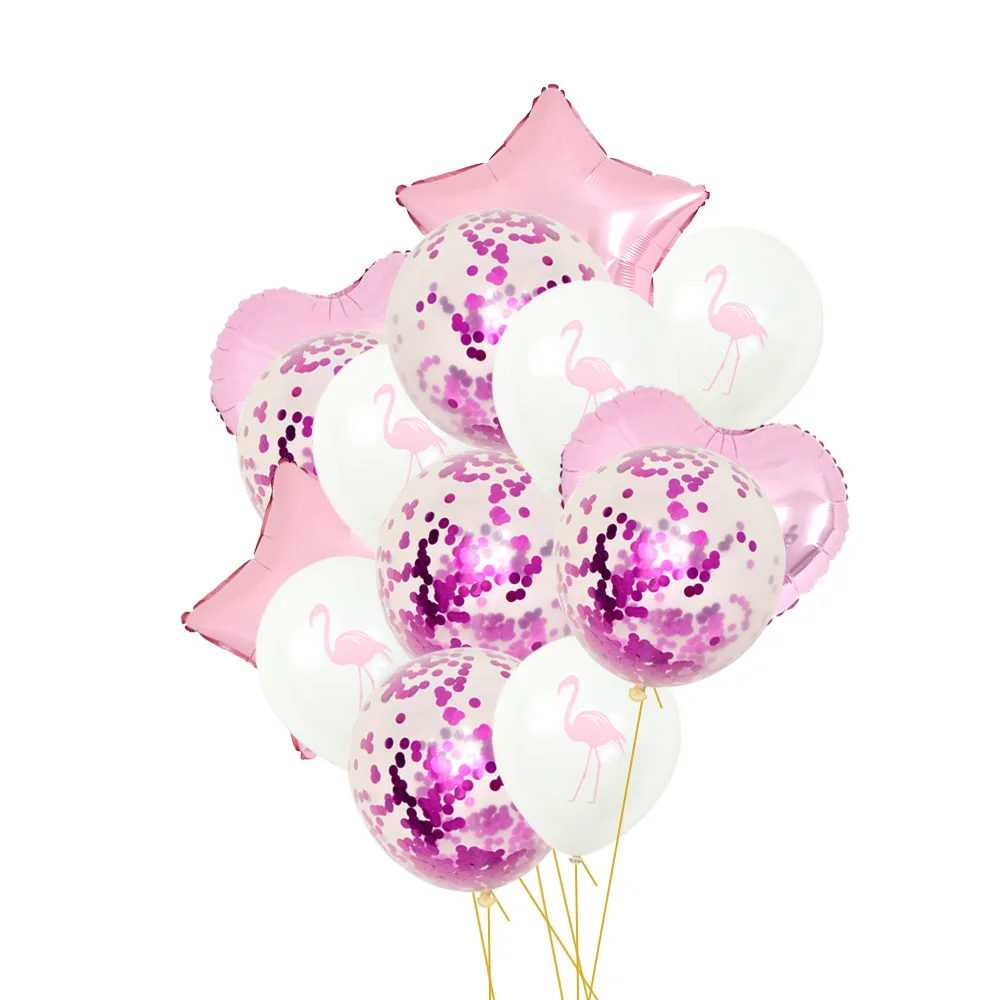 14 шт пентаграммы блестки смешанные латексные воздушные шары День рождения