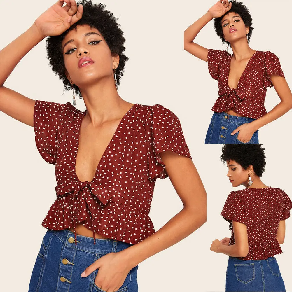 Новая женская Повседневная шикарная летняя модная футболка с коротким рукавом в