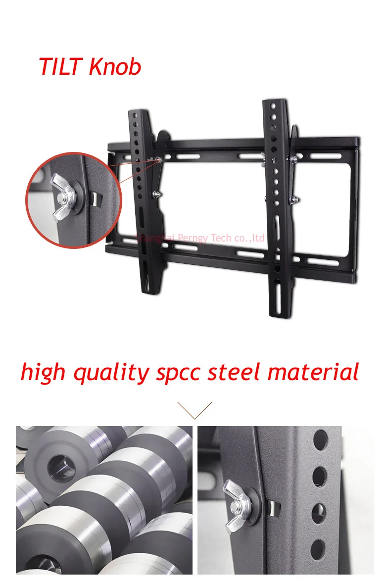 PTB-605SH 2" 30" 4" 55" настенный кронштейн для телевизора 5" металл 60 кг vesa 400x400 панель ЖК-телевизор настенное крепление наклон вверх вниз 15 держатель