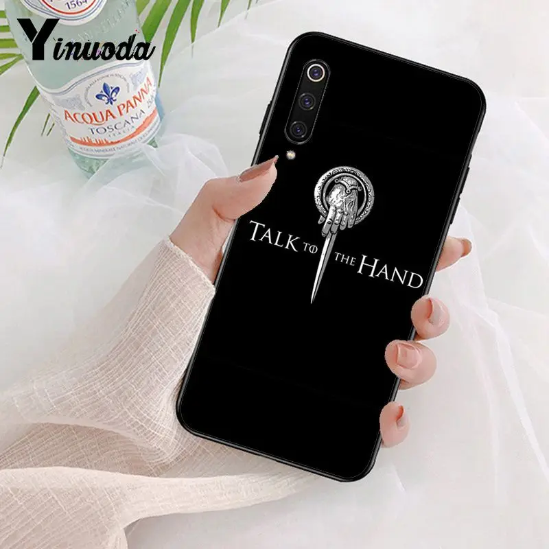 Yinuoda черный чехол для телефона с игрой престолов зима Xiaomi Mi 6 Mix2 Mix2S Note3 8 8SE Redmi 5 5Plus