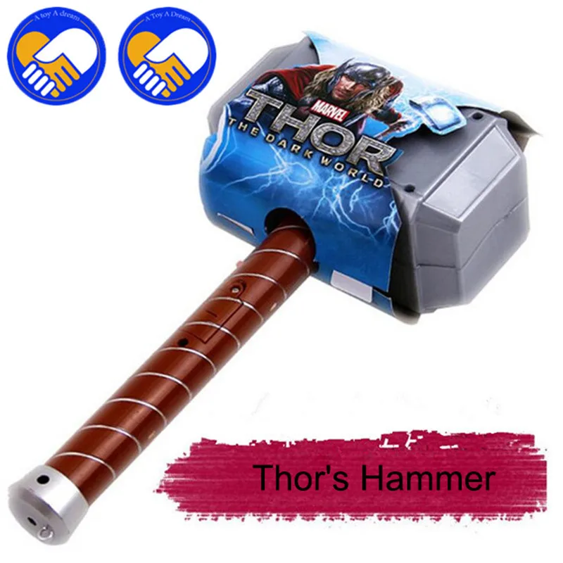 Лидер продаж 2018 Мстители Тор Темный мир молот реквизит косплей звуковая перчатка