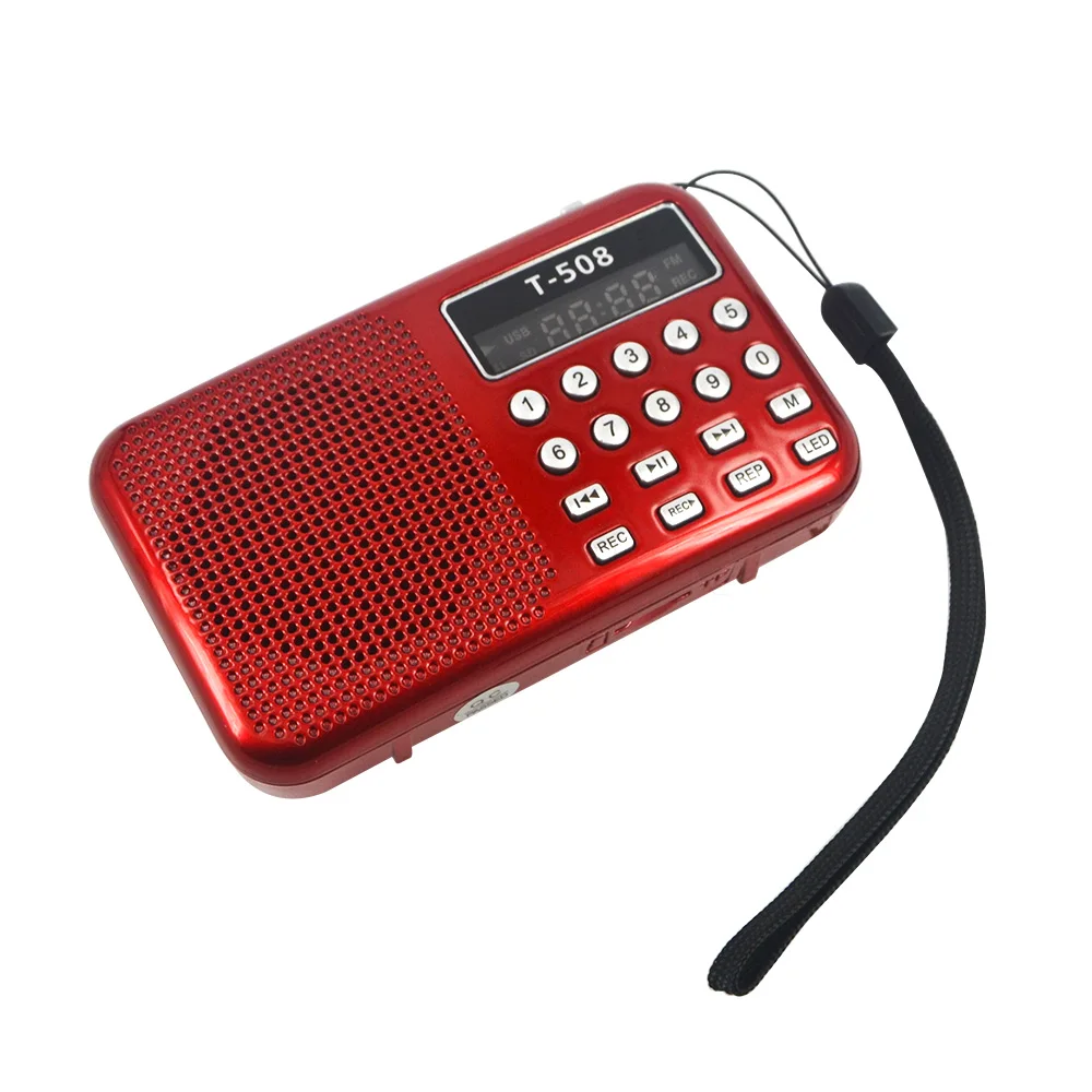 SITU светодиодный стерео fm-радио динамик USB порт TF карта MP3 музыкальный плеер с 3 цветами 50 мм Внутренний Магнитный радио