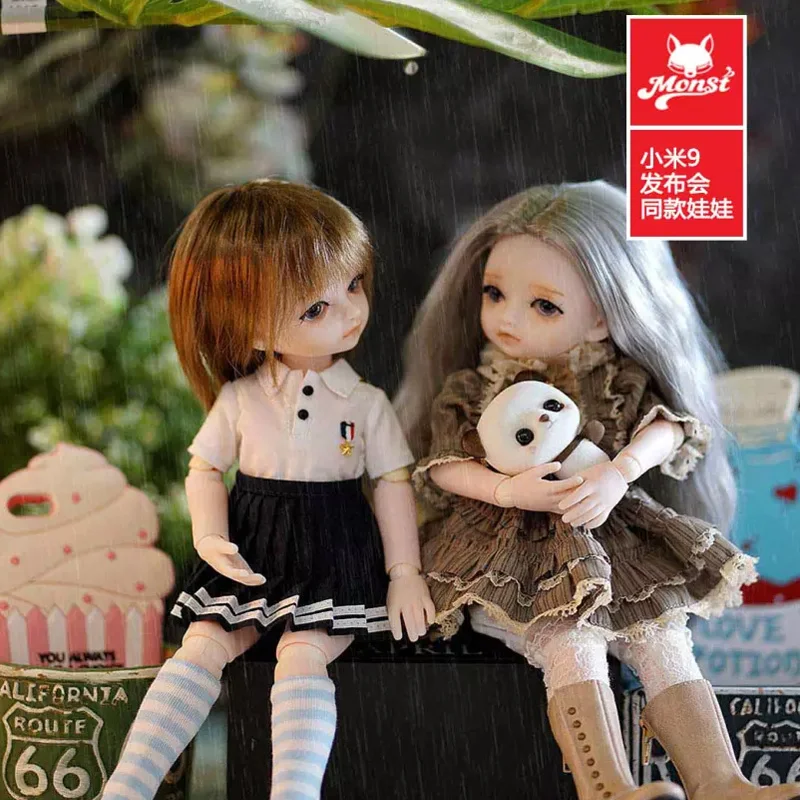 Xiaomi Mijia Little Cola моделирование Moe Ragdoll Joint Body Fashion BJD кукла 30 см Заводские куклы игрушки подарок для девочки