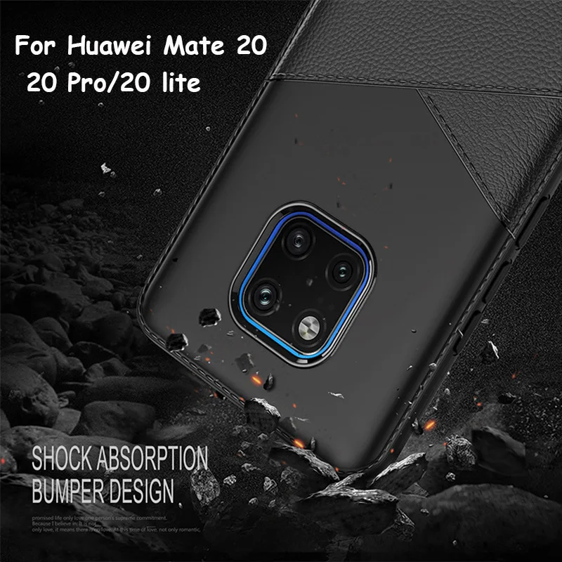 Для huawei Коврики 20 Pro чехол силиконовый для lite кожаный мягкий ТПУ противоударный
