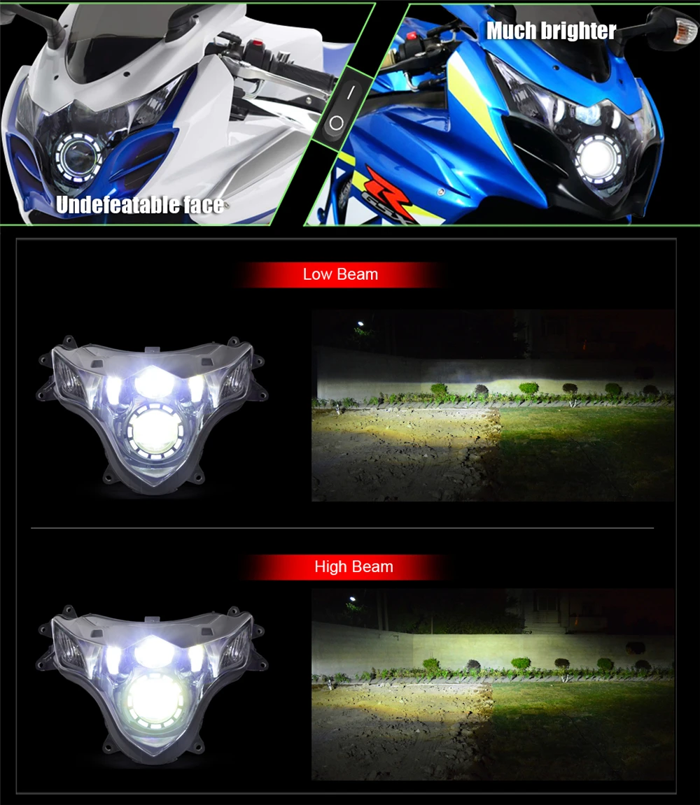 Для Suzuki GSXR1000 GSX-R1000 светодиодный задний фонарь в сборе 2009- V2
