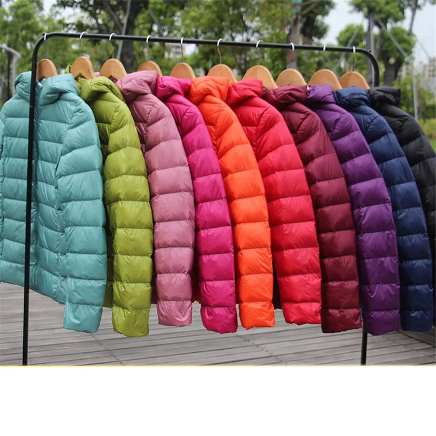 Пуховик женский легкий тонкий белый с капюшоном большие размеры WZ115|jacket down|jacket