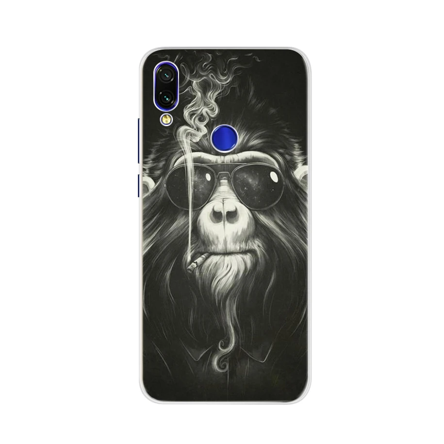 Для Xiaomi Redmi 7 Чехол для телефона задняя крышка для Xiaomi Redmi Note 7 Funda Мягкий Силиконовый ТПУ чехол s для Xiaomi Redmi7A Note7 Pro Чехол - Цвет: Бордовый