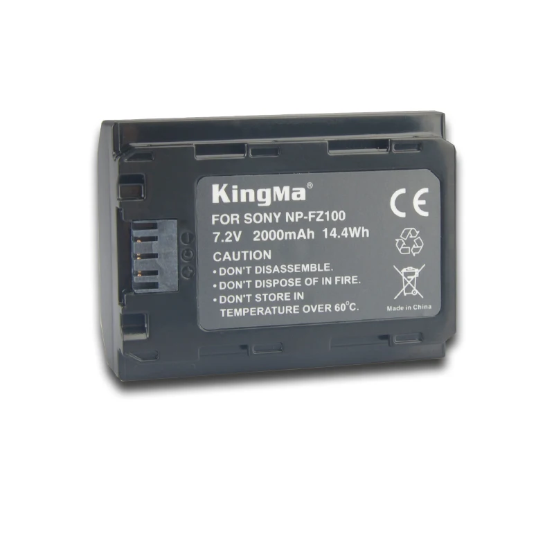 KingMa 3 шт. NP FZ100 NPFZ100 батарея для Sony Alpha a9 a7R III A7R MARK a7 A7 9 9S 9R|Цифровые аккумуляторы| |