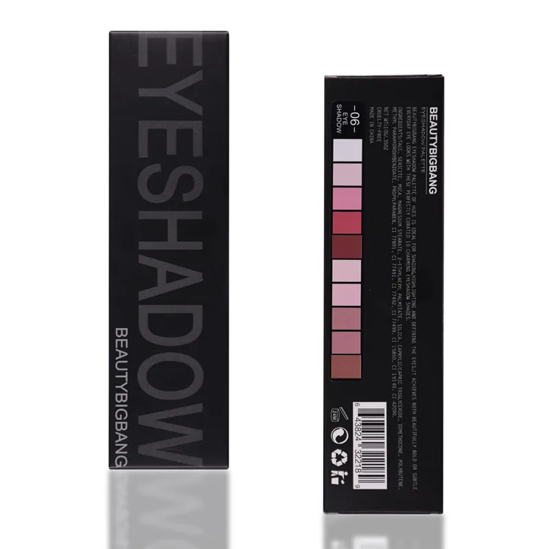 BeautyBigBang палитра теней для век 10 цветов натуральный макияж Гламурная Косметика с
