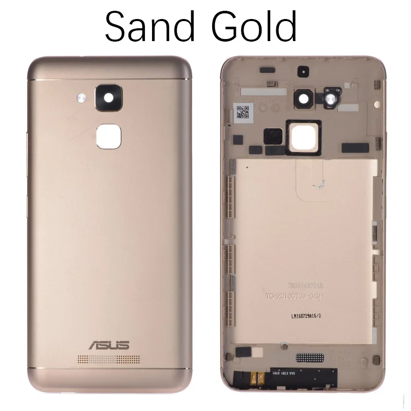 Gold Задняя крышка для ASUS Zenfone 3 Max ZC520TL на батарею золотой - Цвет: Gold
