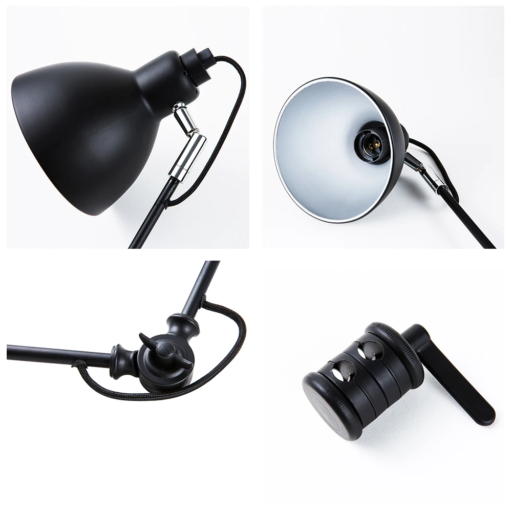 Регулируемый настенный светильник для спальни кровати боковой jielde лофт