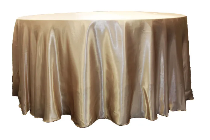 Light Champagne Livia Event Tex круглая сатиновая скатерть для свадебных мероприятий, вечерние, банкетные, гостиничные украшения, атласная Скатерть для обеденного стола - Цвет: Light Champagne