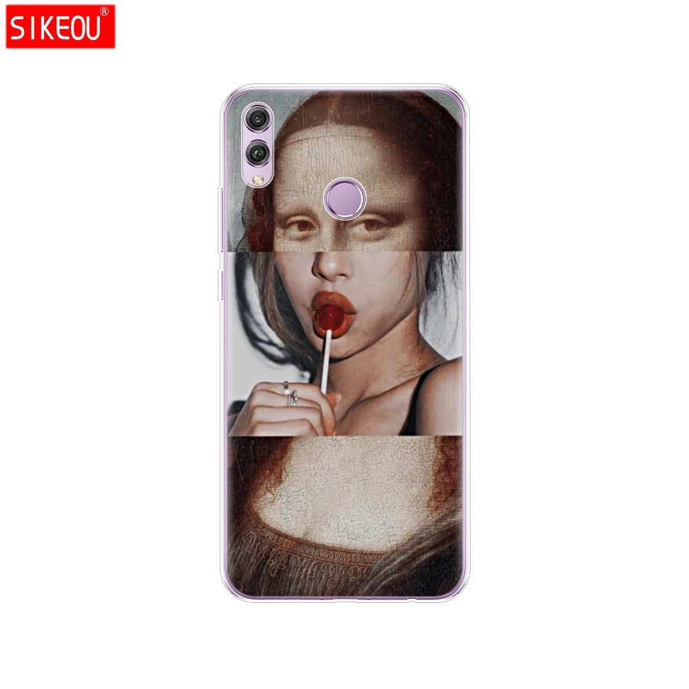 Чехол для huawei honor 8x, 6,5 дюймов, силиконовая Мягкая задняя крышка из ТПУ для huawei honor 8x, Защитные чехлы для телефонов, чехлы, чехлы с цветами - Цвет: 12100