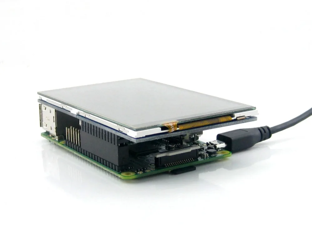 Waveshare 5 шт./лот Raspberry Pi LCD 4 дюймовый RPi (A) TFT резистивный сенсорный экран SPI интерфейс