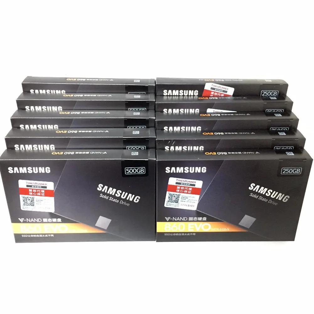 Samsung 860 EVO 860EVO 250 ГБ г 2 5 SATA3 SSD для настольных ПК ноутбуков сервера Внутренний