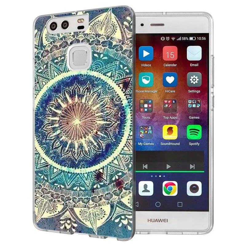 For Huawei P9lite/P8 Lite 2016 2017 Y5 II 2 Y5ii / Y6 Compact Honor 5A LYO-L21 Soft TPU Silicone Pattern Clear Case B093 |