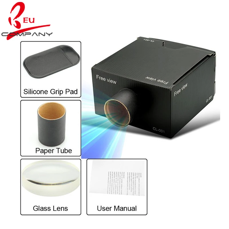 Диаметр 51 мм DIY картон проектор линзы | Инструменты