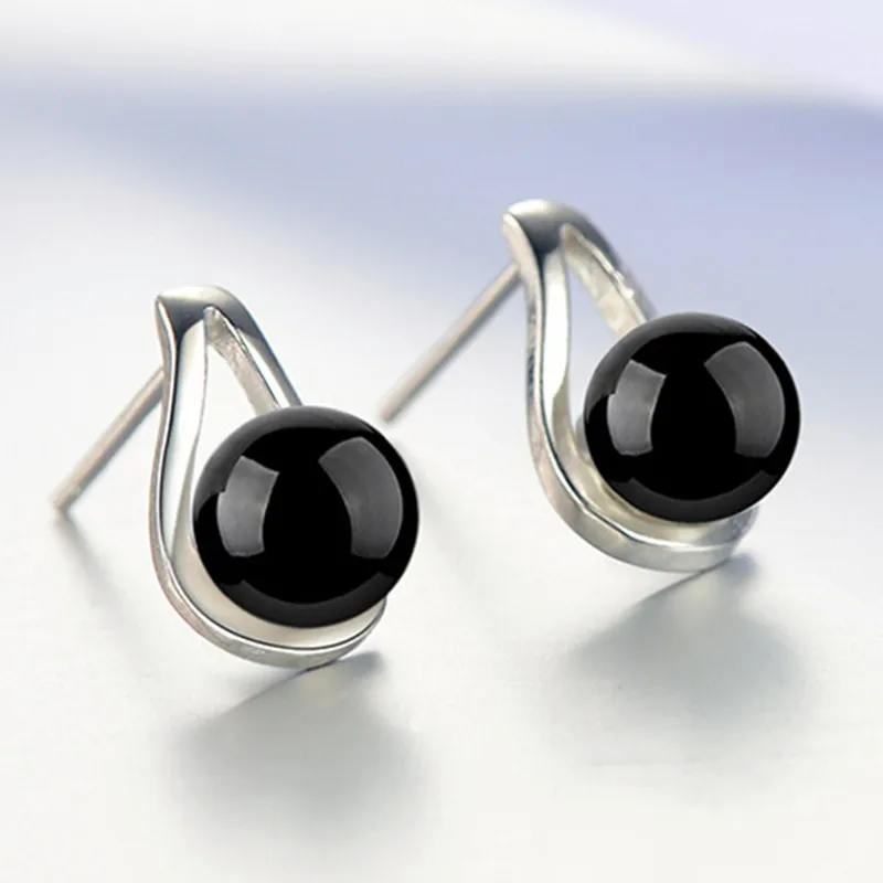 Женские серьги с опалом одна пара сережек серебристого и красного цвета